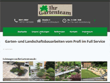 Tablet Screenshot of ihrgartenteam.de